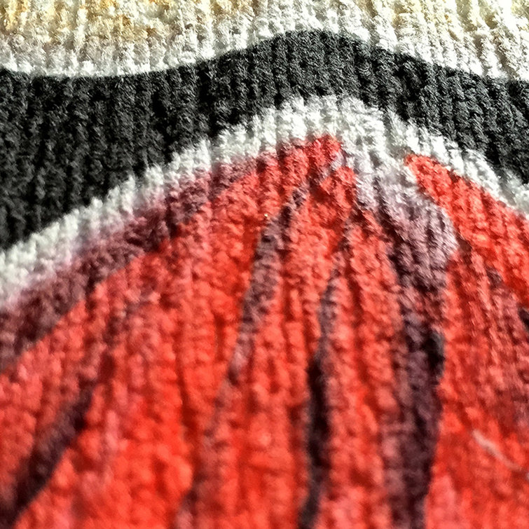 The Seasonal Aisle Jamar Geometric Machine Woven Beige Area Rug